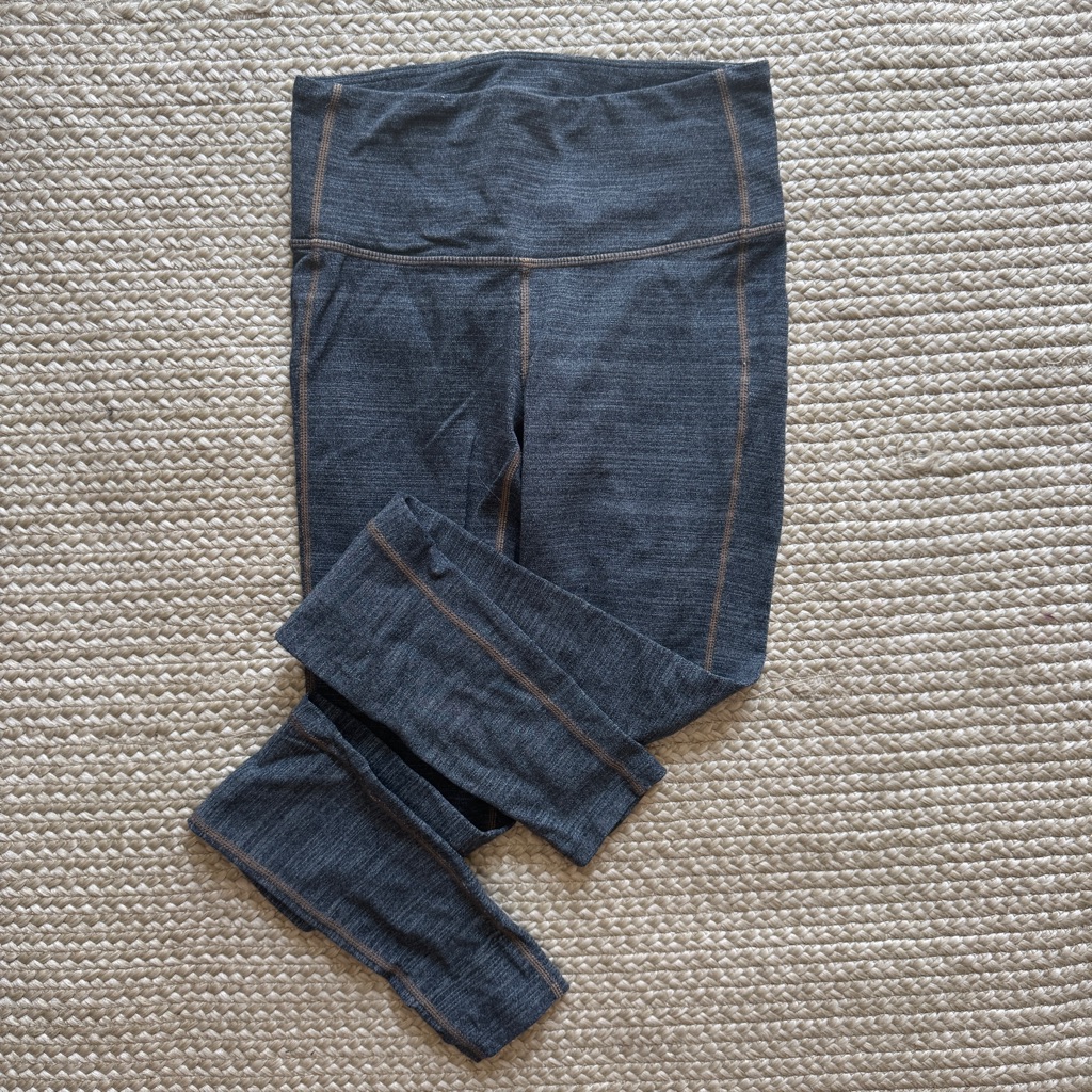Athleta Womens Leggings Size Xxs Gray Heather High Waist Nylon Lycra